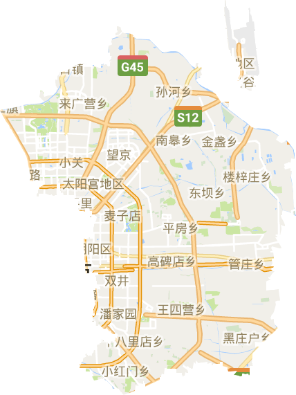 北京地图最新版2021_北京朝阳区地图最新版2023