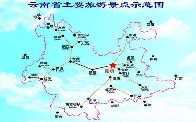 云南昆明旅游线路_昆明旅游景点线路